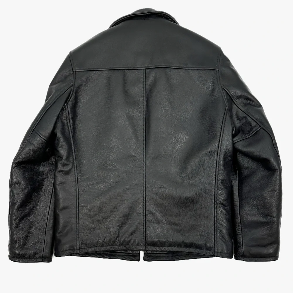 Schott NYC Black Leather Jacket Size 40/Medium - Made in USA - Picture 5 of 15